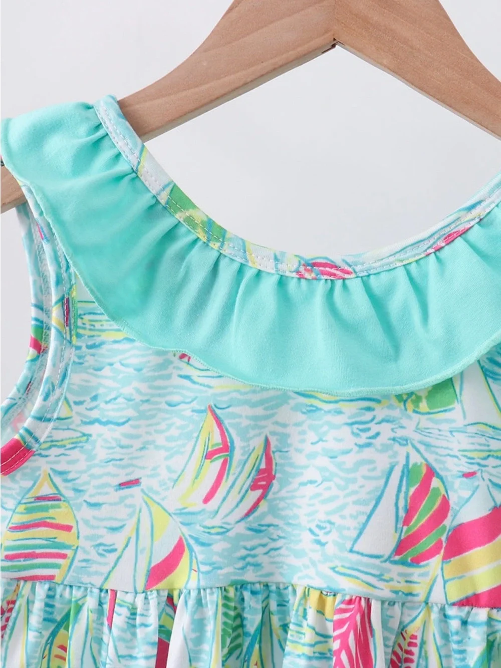 Abby & Evie lightweight aqua